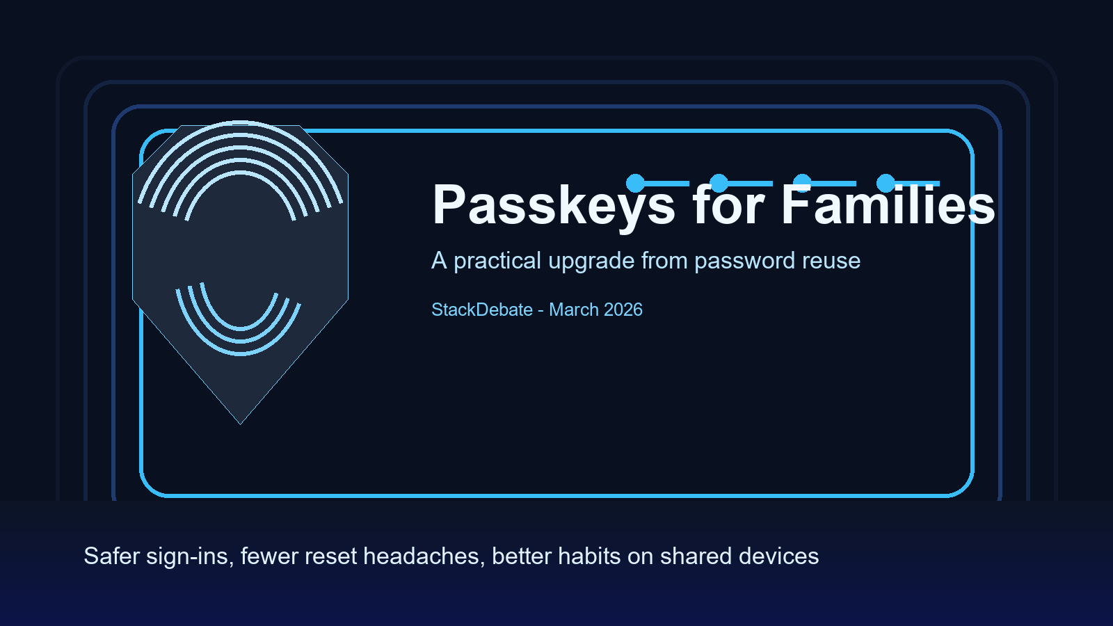 Passkeys for Families: A Practical Upgrade from Password Reuse